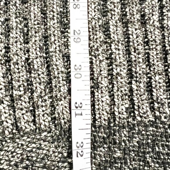 Alice + Olivia Sweater Vest Women's M Black Grey Marled Nessa Long Mixed Knit - Picture 11 of 15